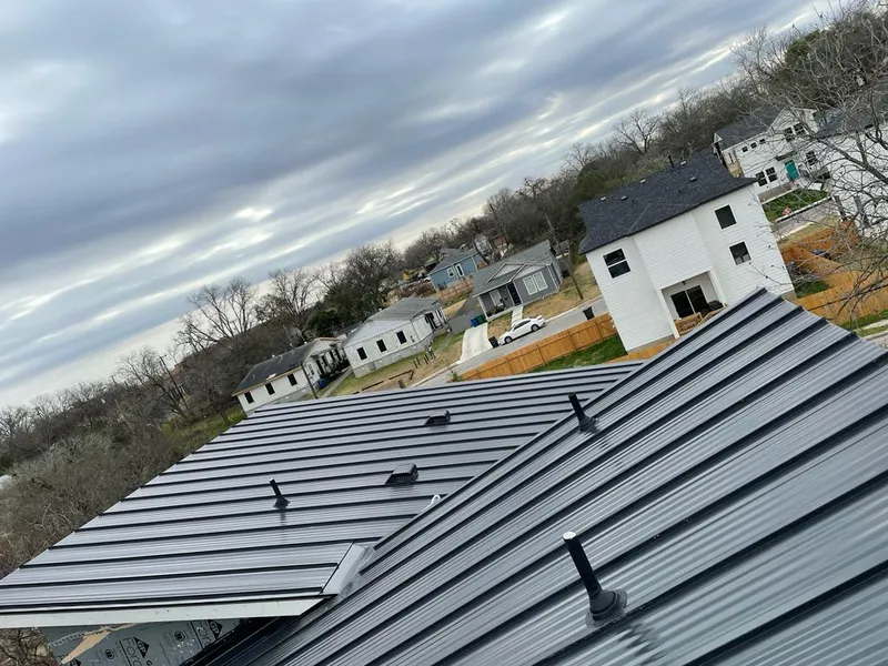 Standing seam metal roof panels with vents for Skylight Repair in Hazel Crest